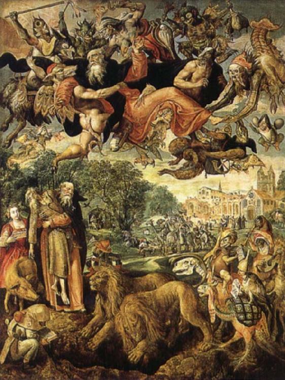 VOS, Marten de The Temptations of St.Anthony oil painting picture